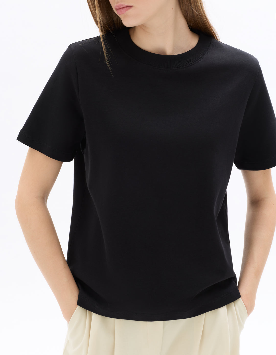 T-shirt 100% cotton interlock