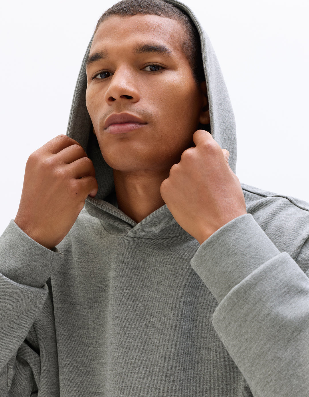 Oversized hooded sweatshirt