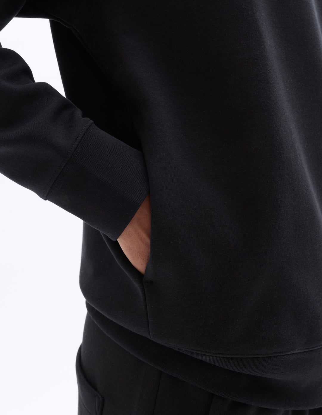 Oversized hooded sweatshirt