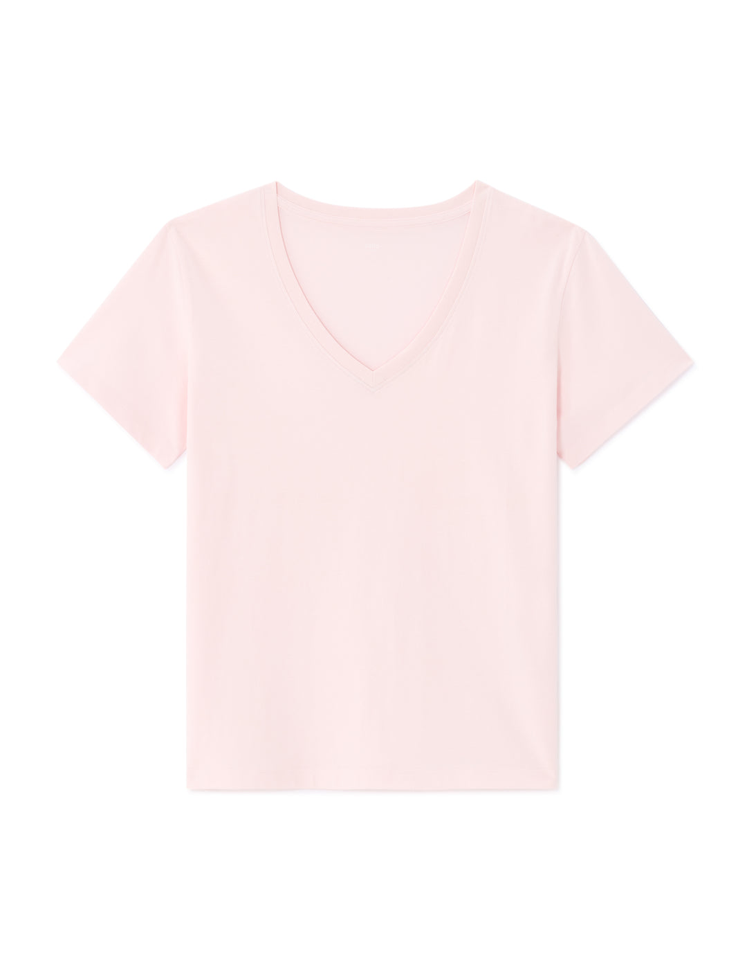V-neck T-shirt 100% organic cotton