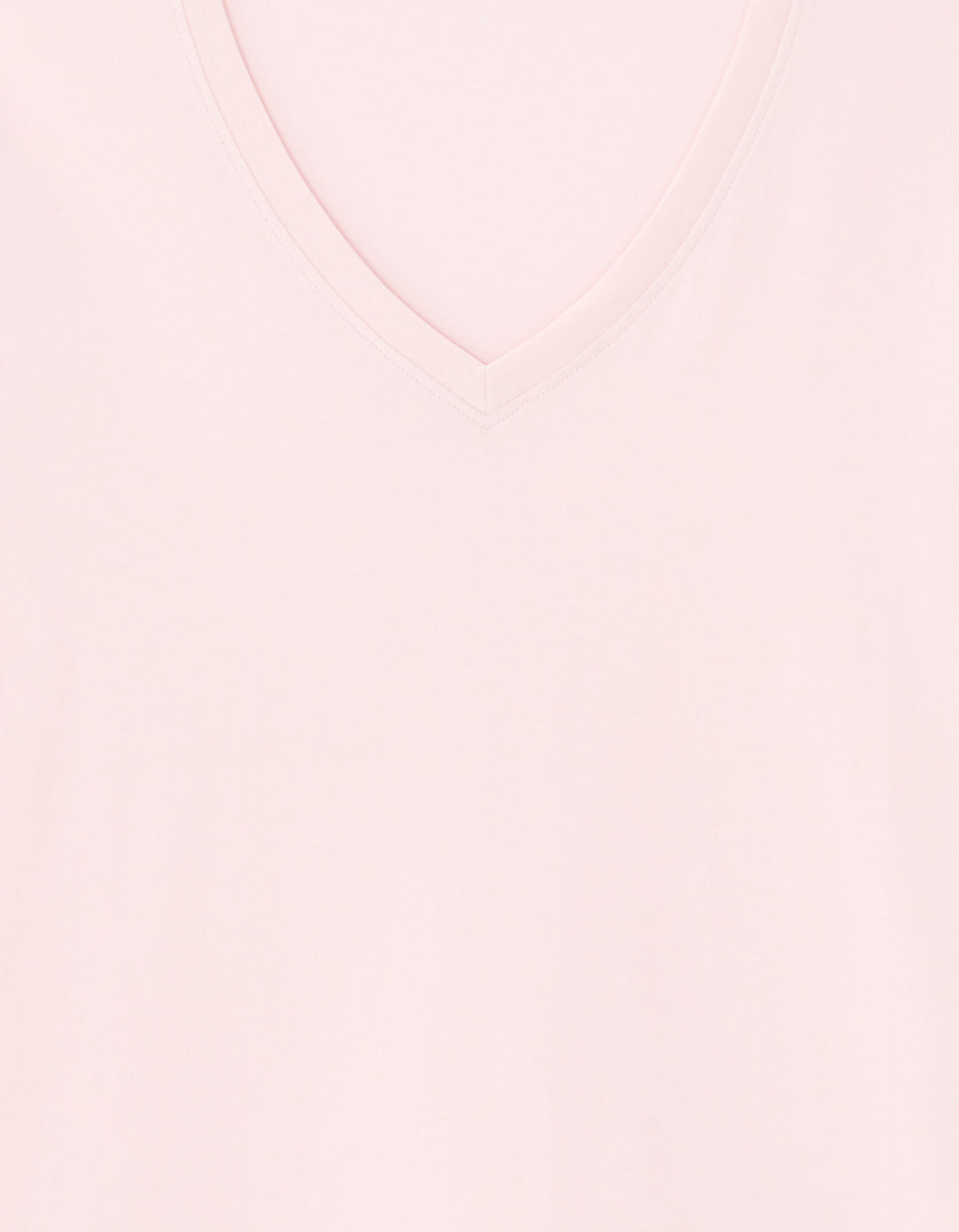 V-neck T-shirt 100% organic cotton