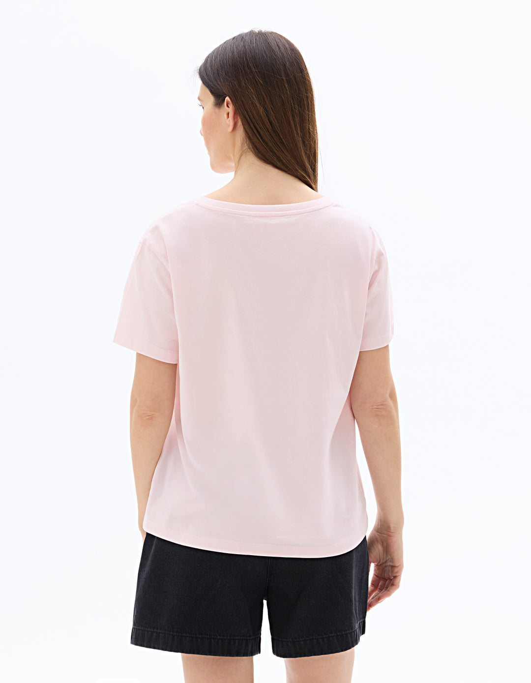 V-neck T-shirt 100% organic cotton