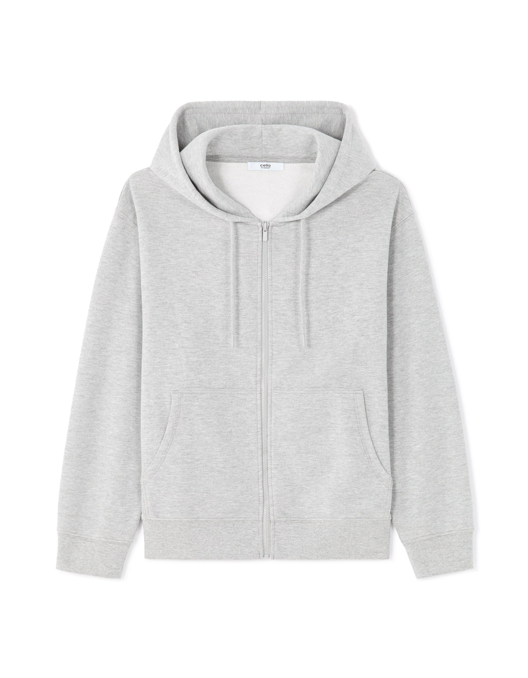 Fleece zip-up hoodie