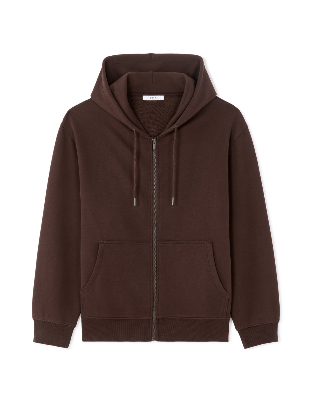 Fleece zip-up hoodie