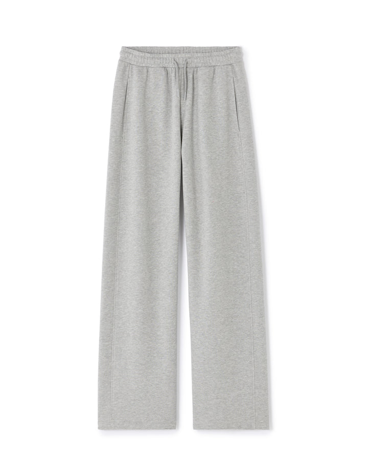 Wide-leg fleece joggers
