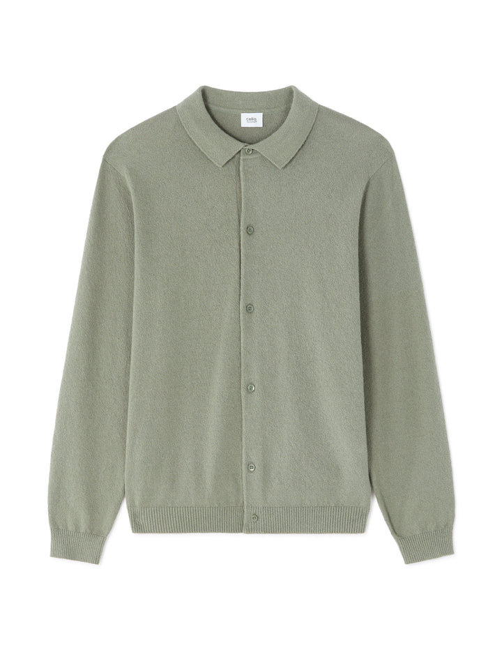 Men - Knitted - Cardigan/Sweater - Long sleeves