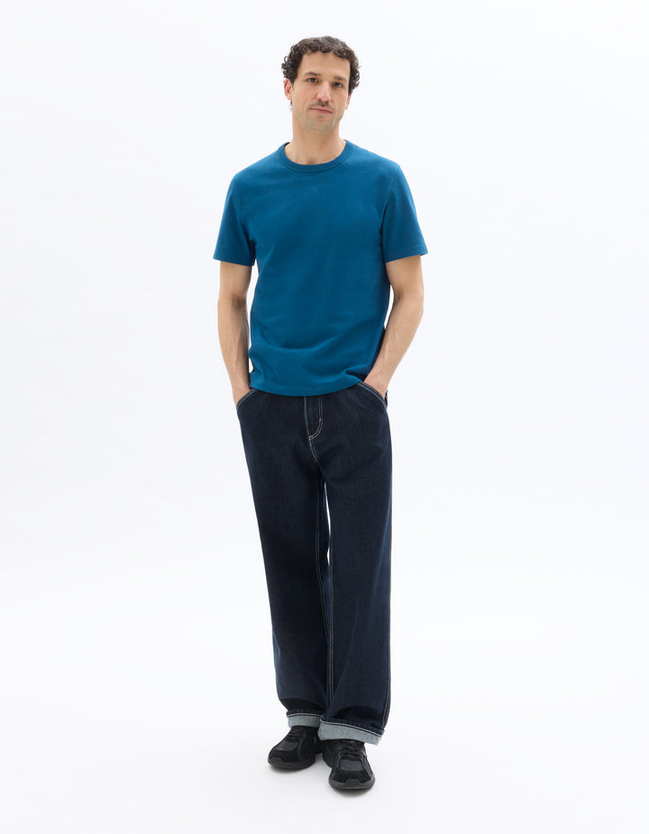 Unisex - Knitted - T-Shirt - Short sleeves - U / V / round neck