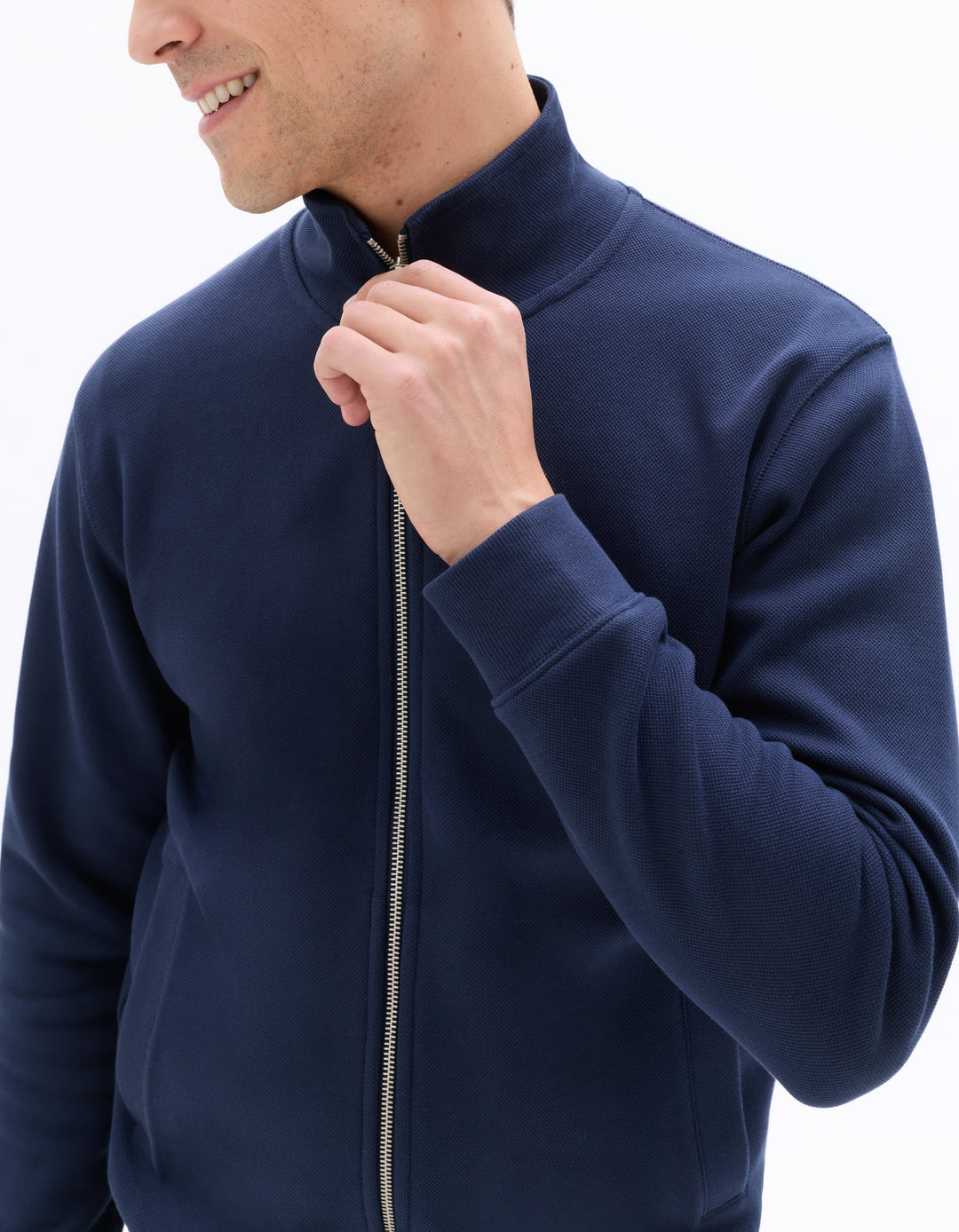 Unisex - Knitted - Sweatshirt - Long sleeves - Fleece fabric