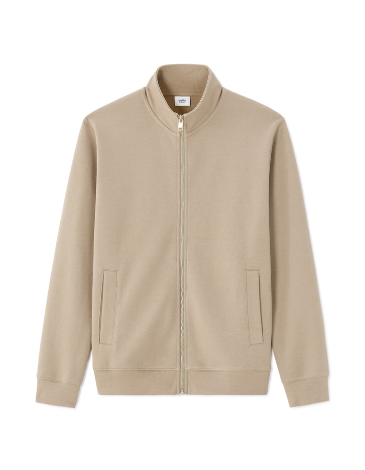 Unisex - Knitted - Sweatshirt - Long sleeves - Fleece fabric