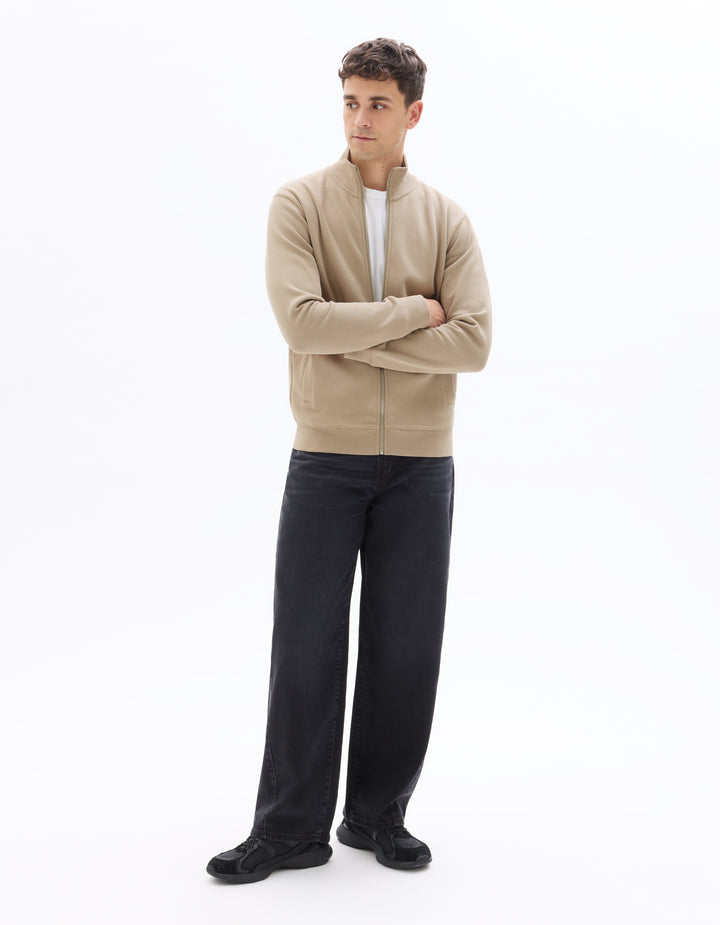 Unisex - Knitted - Sweatshirt - Long sleeves - Fleece fabric