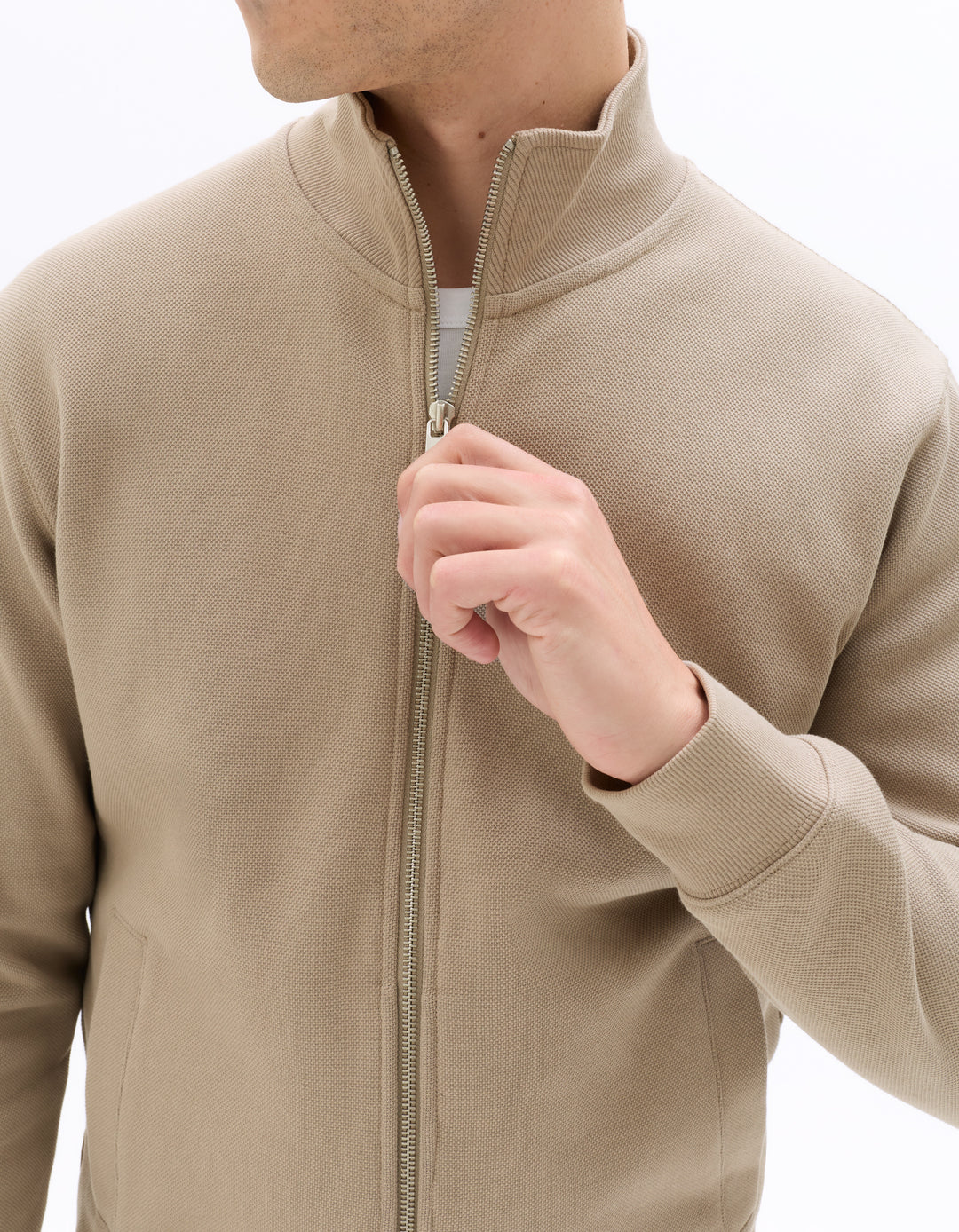 Unisex - Knitted - Sweatshirt - Long sleeves - Fleece fabric