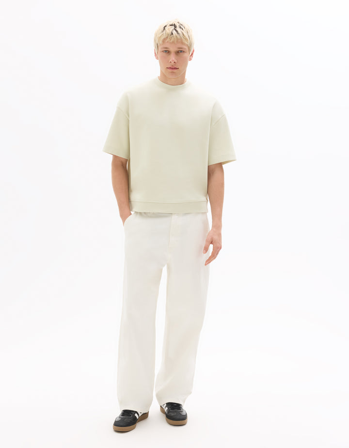 Unisex - Knitted - Sweatshirt - Long sleeves - Fleece fabric