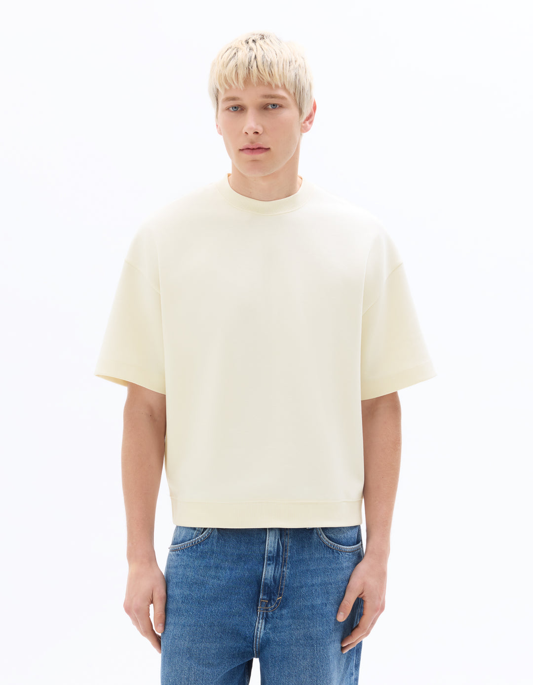 Unisex - Knitted - Sweatshirt - Long sleeves - Fleece fabric