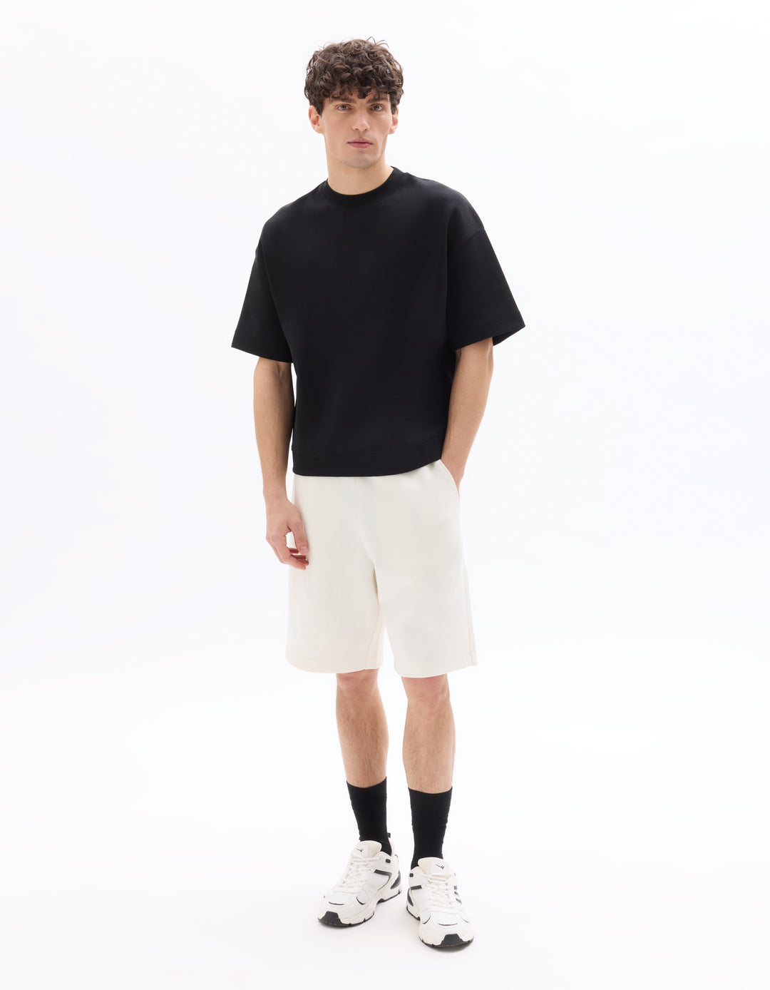 Unisex - Knitted - Sweatshirt - Long sleeves - Fleece fabric