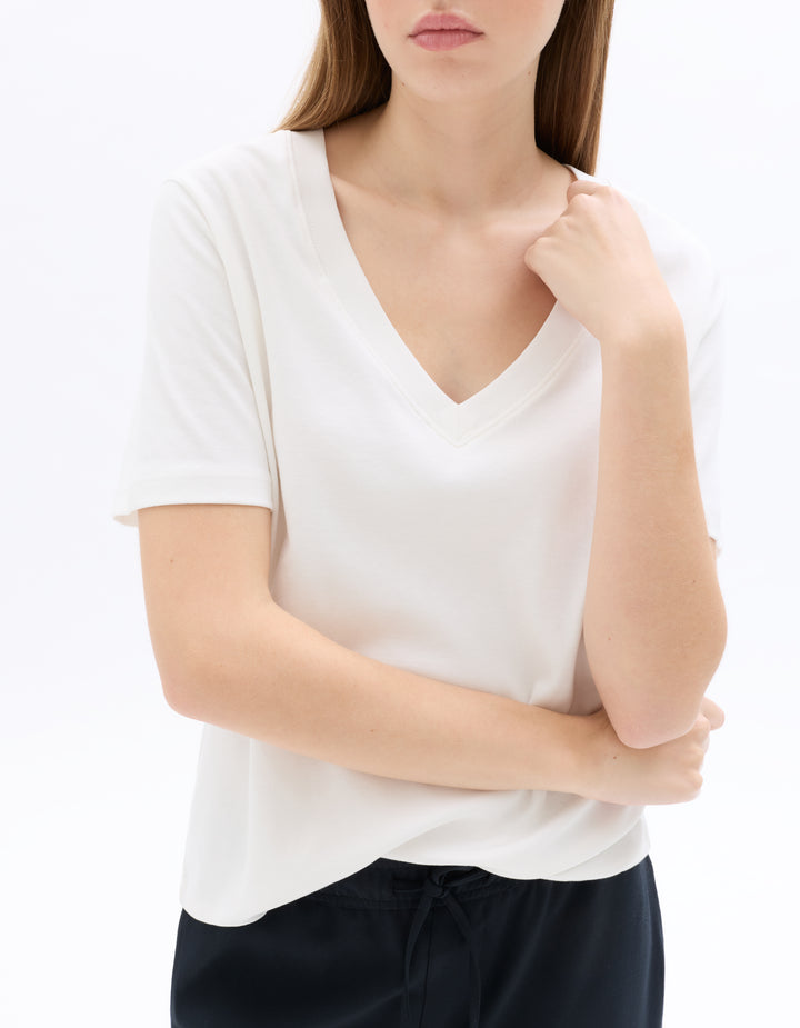Soft Cotton V-Neck T-shirt