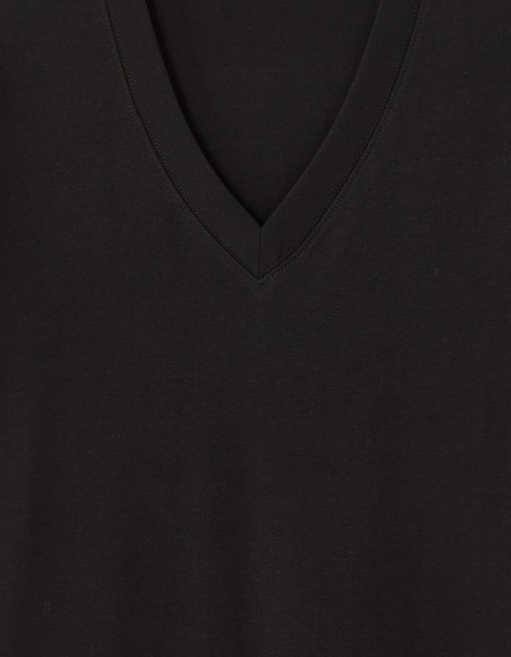 Soft Cotton V-Neck T-shirt