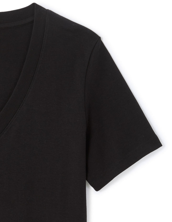 Soft Cotton V-Neck T-shirt