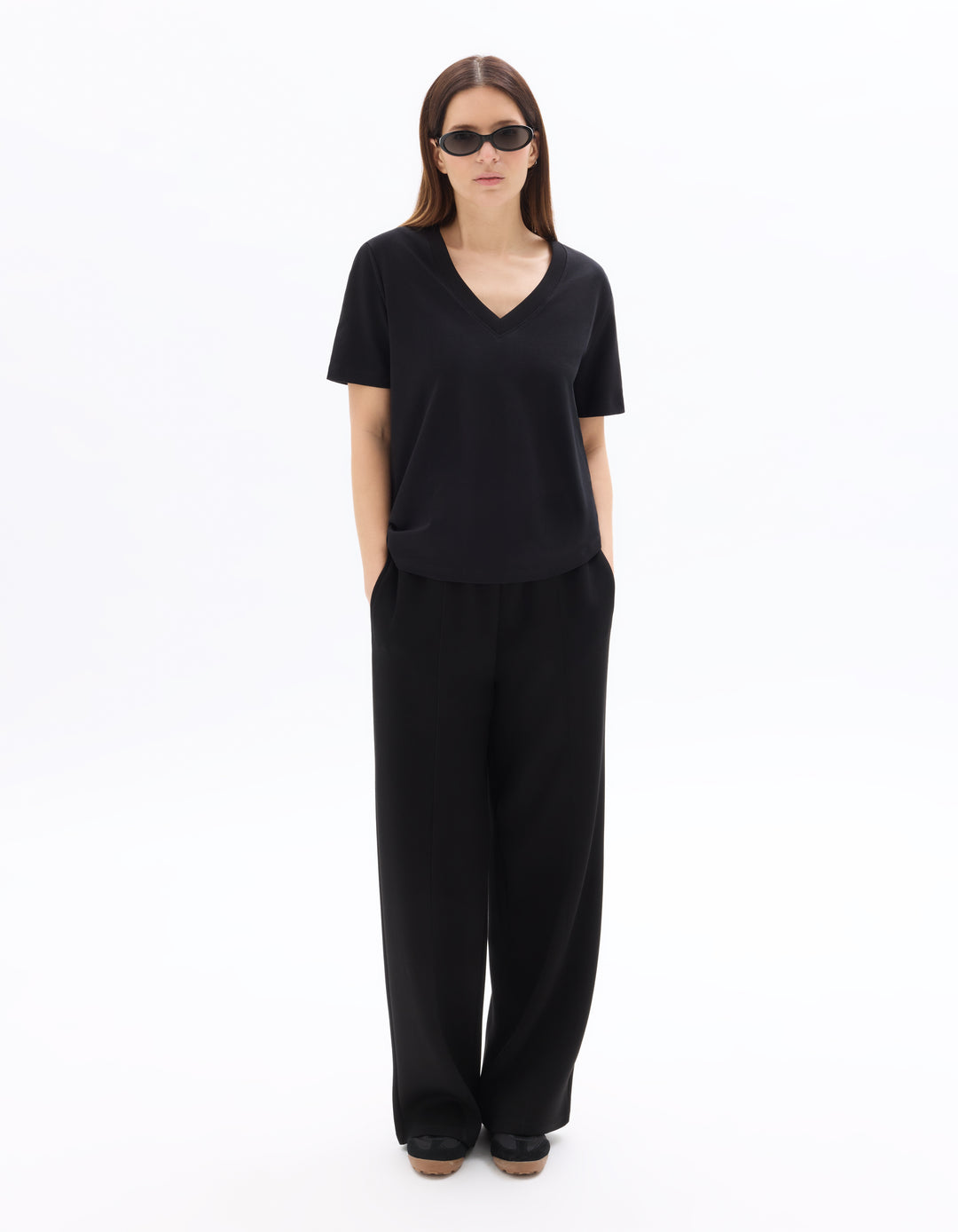 Soft Cotton V-Neck T-shirt