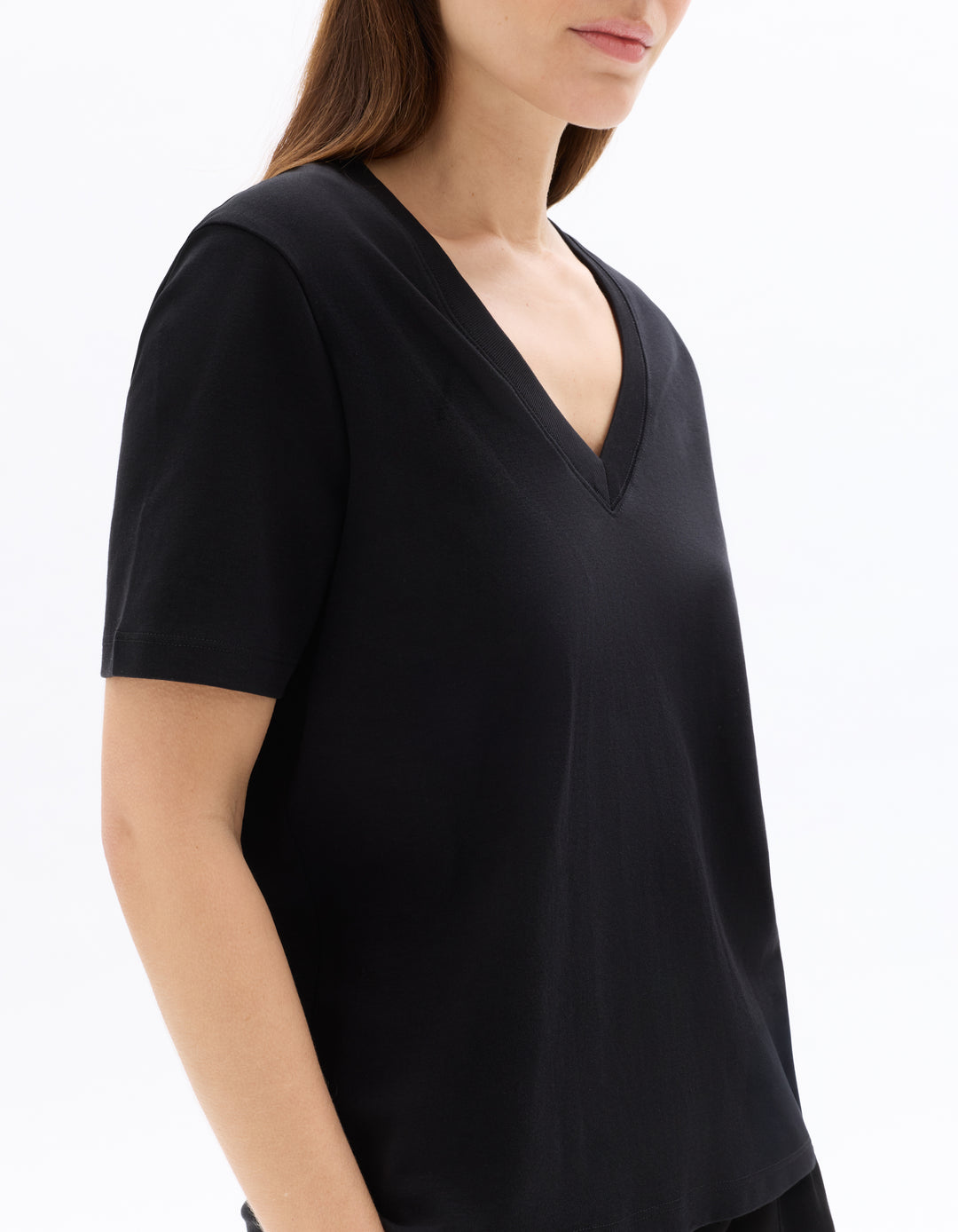 Soft Cotton V-Neck T-shirt
