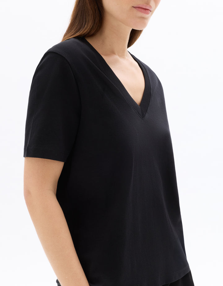 Soft Cotton V-Neck T-shirt