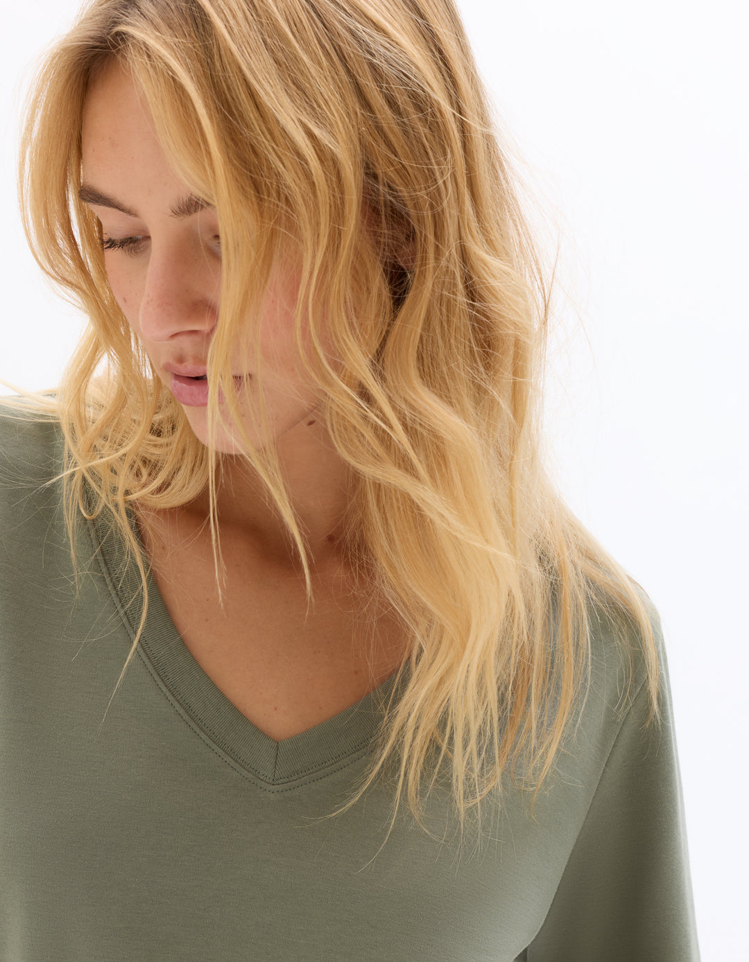 Soft Cotton V-Neck T-shirt