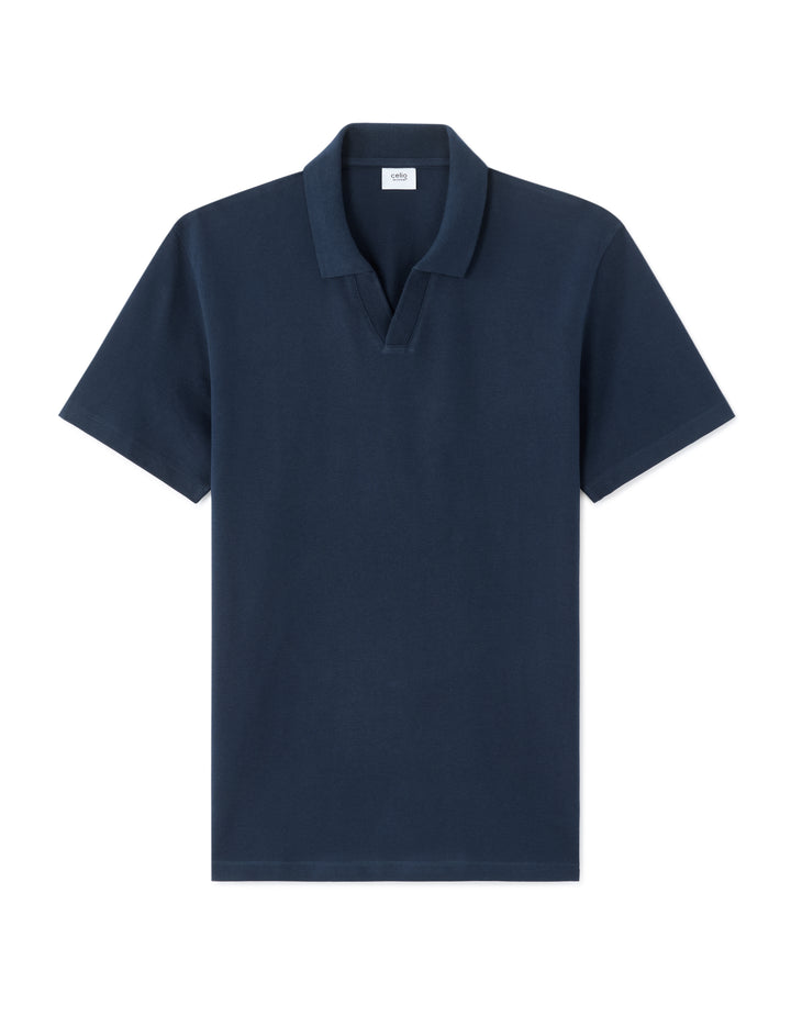 Men - Knitted - Polo Shirt - Short sleeves