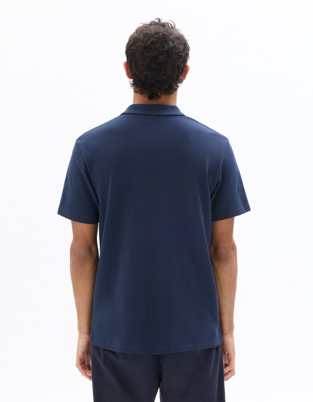 Men - Knitted - Polo Shirt - Short sleeves
