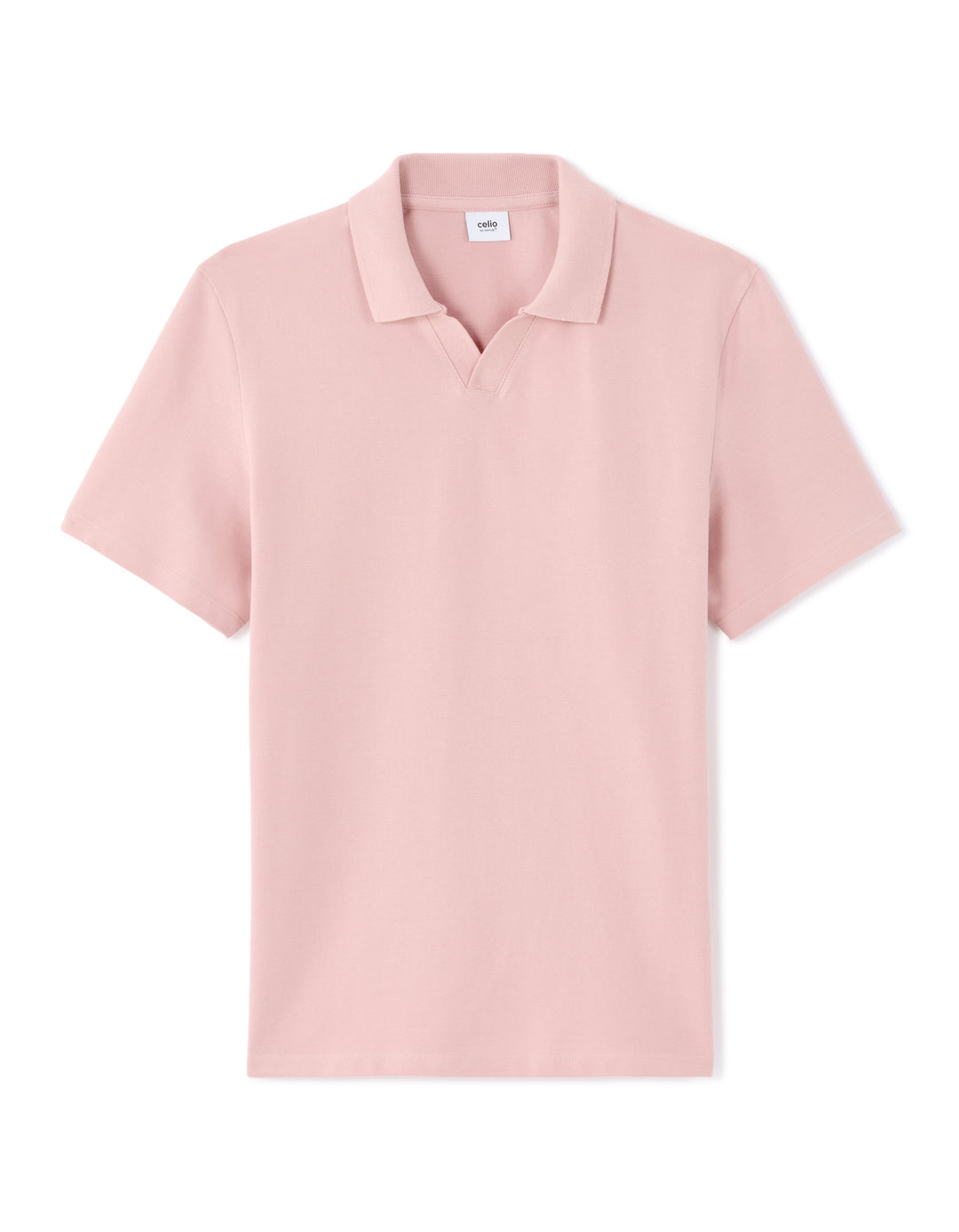 Regular Fit Piqu Polo Shirt with Shark Collar