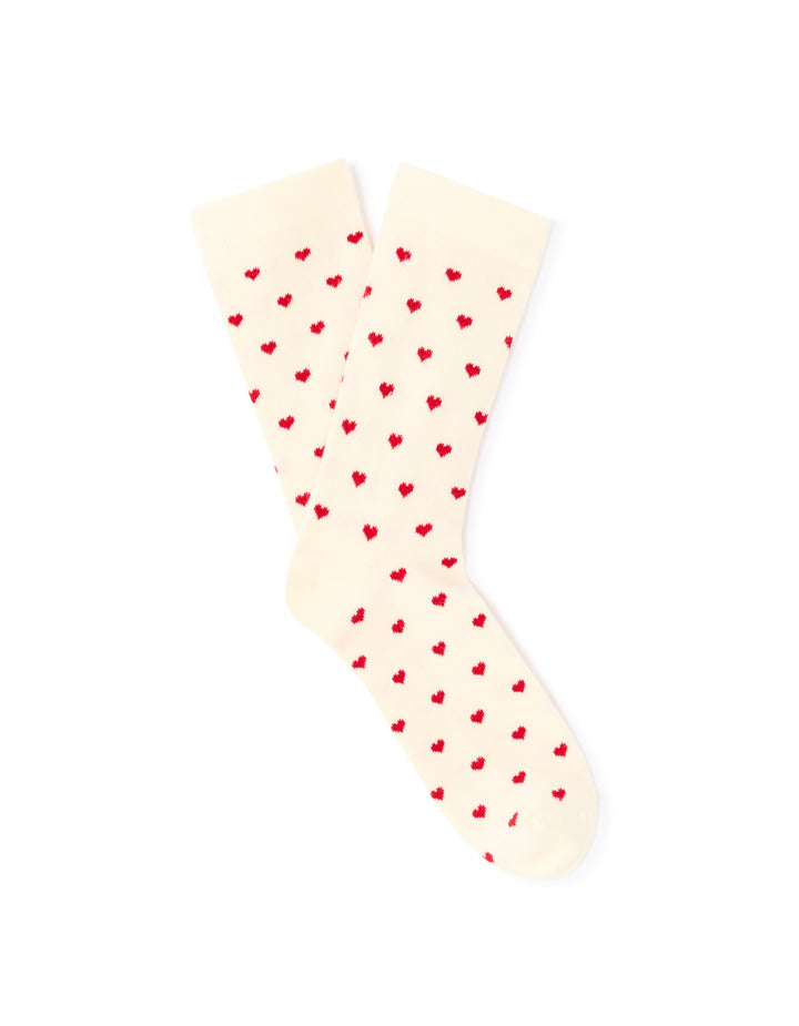 Heart Pattern Ankle Socks
