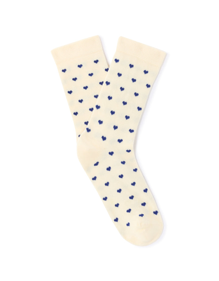 Heart Pattern Ankle Socks