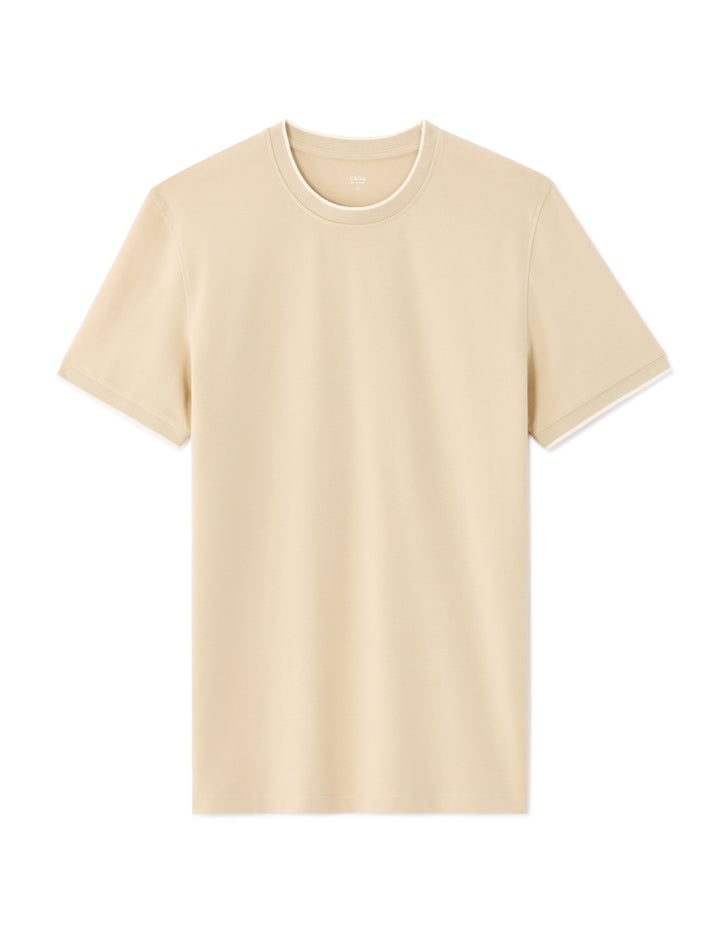 Unisex - Knitted - T-Shirt - Short sleeves - U / V / round neck