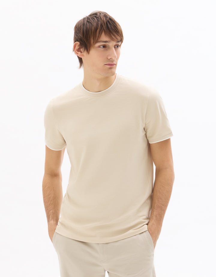 Unisex - Knitted - T-Shirt - Short sleeves - U / V / round neck