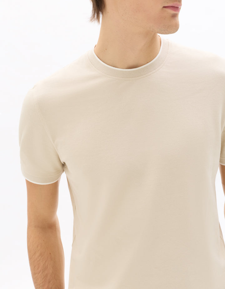 Unisex - Knitted - T-Shirt - Short sleeves - U / V / round neck