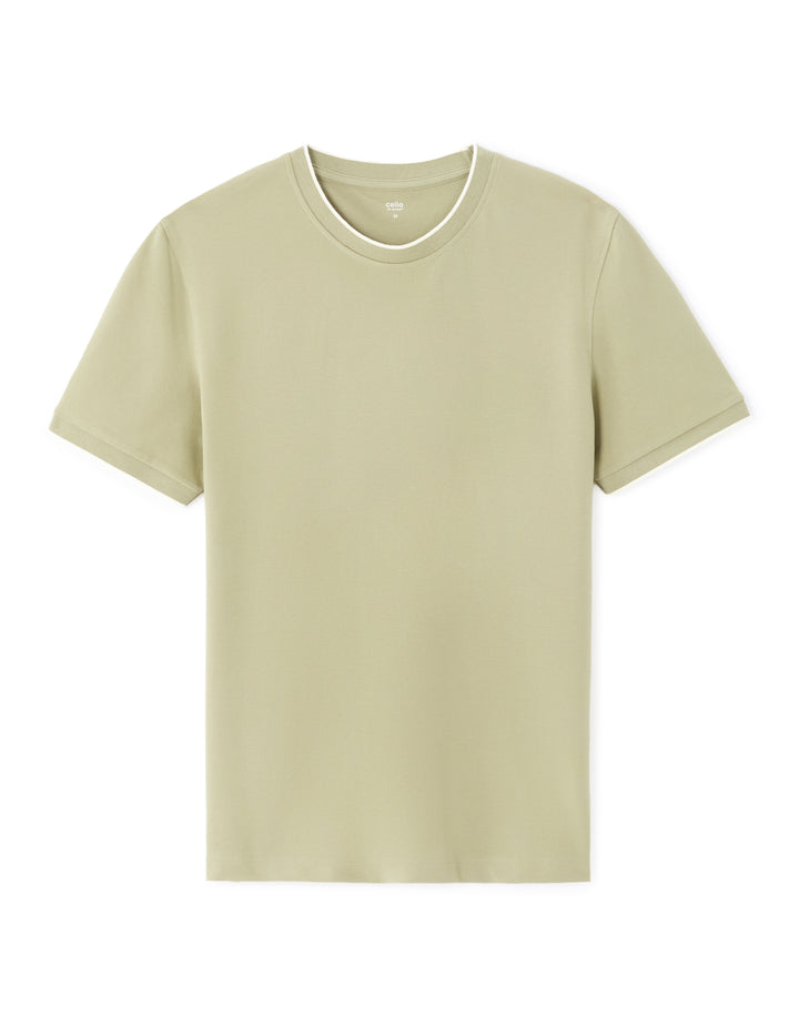 Unisex - Knitted - T-Shirt - Short sleeves - U / V / round neck