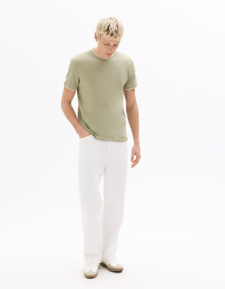 Unisex - Knitted - T-Shirt - Short sleeves - U / V / round neck