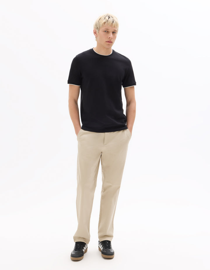 Unisex - Knitted - T-Shirt - Short sleeves - U / V / round neck