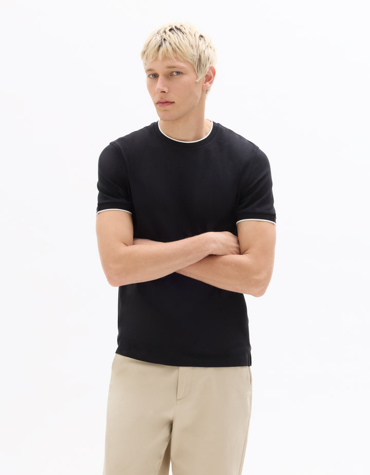 Unisex - Knitted - T-Shirt - Short sleeves - U / V / round neck