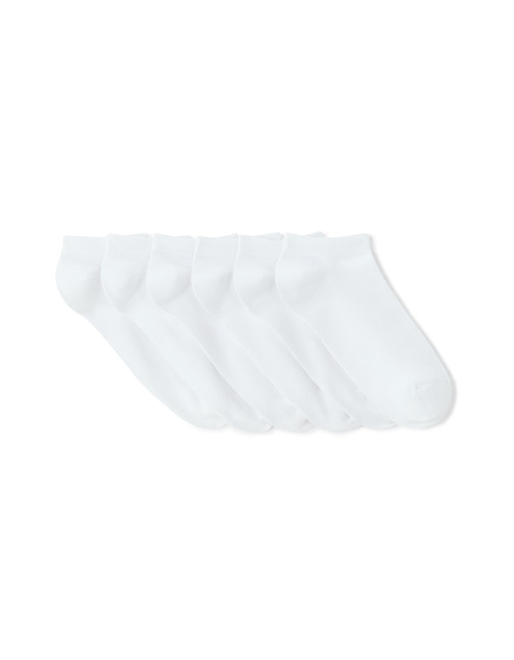 Pack of 6 Pairs of Ankle Socks