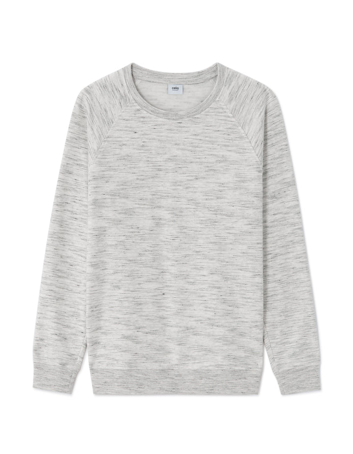 Unisex - Knitted - Sweatshirt - Long sleeves - Fleece fabric