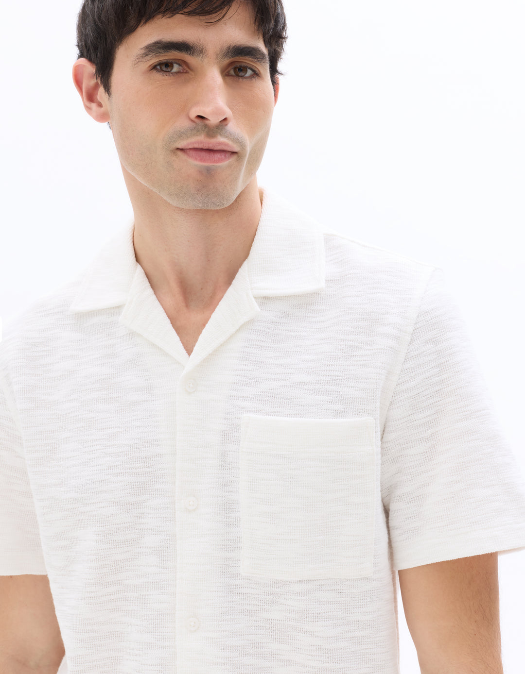 Men - Knit - Shirt - Short sleeves