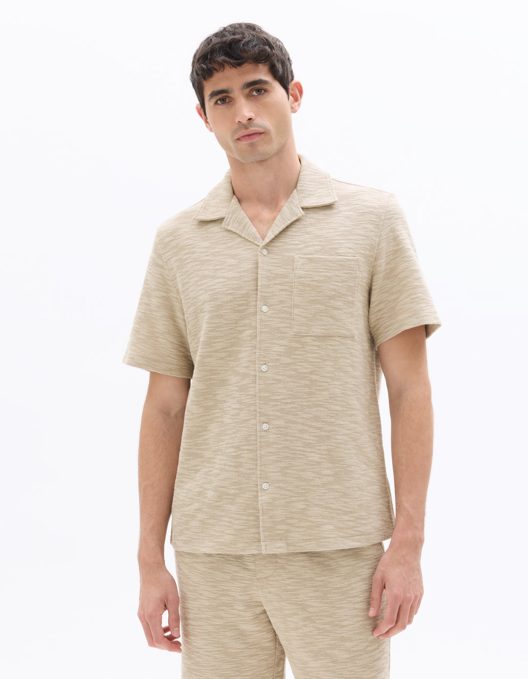 Men - Knit - Shirt - Short sleeves