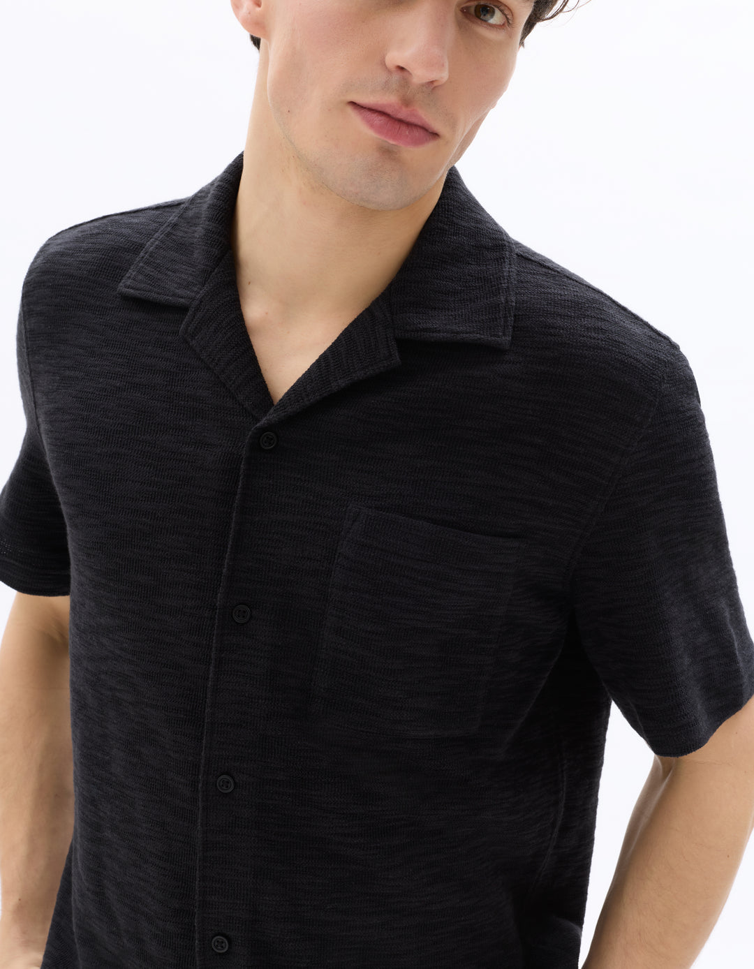 Men - Knit - Shirt - Short sleeves