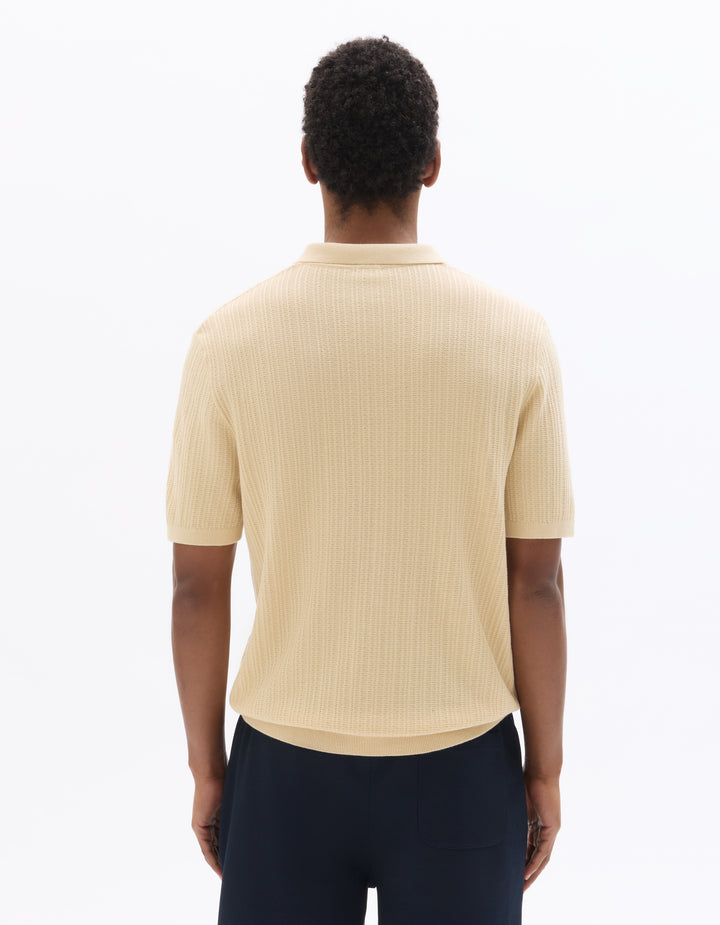 Regular Fit 100% Cotton Knit Polo Shirt