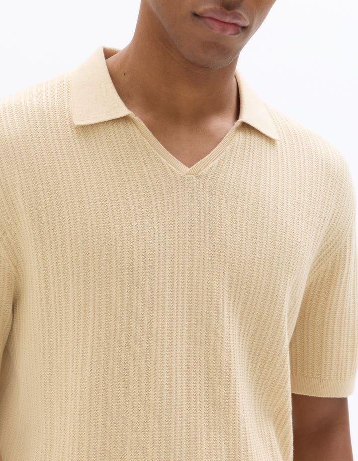 Regular Fit 100% Cotton Knit Polo Shirt