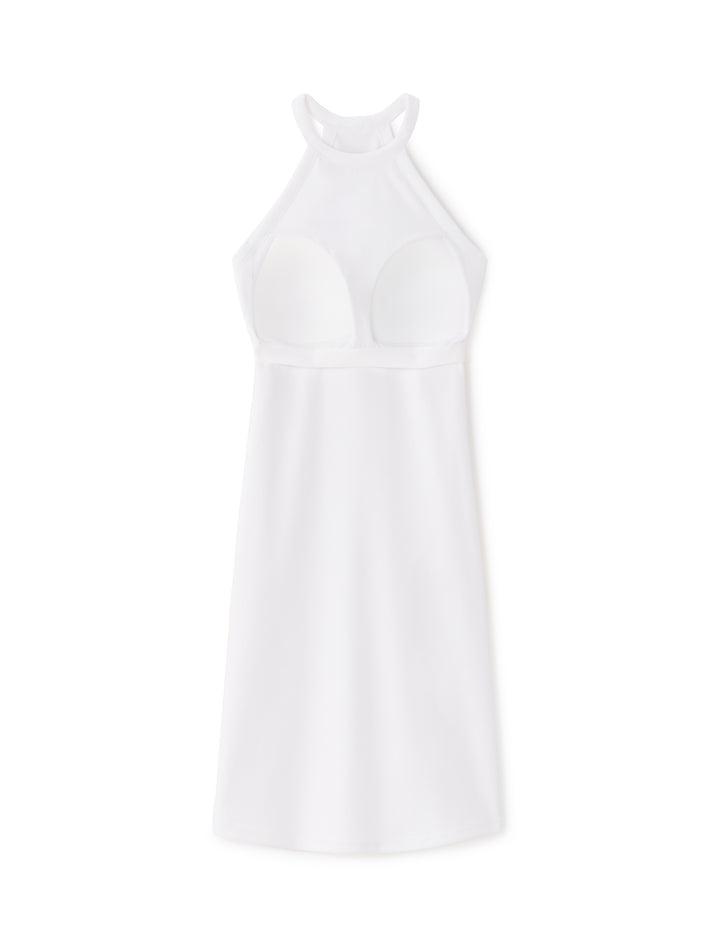 Halter Neck Dress with Built-in Bra