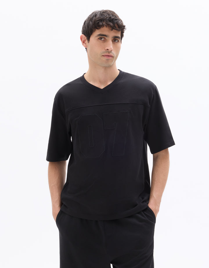 Unisex - Knitted - T-Shirt - Short sleeves - U / V / round neck