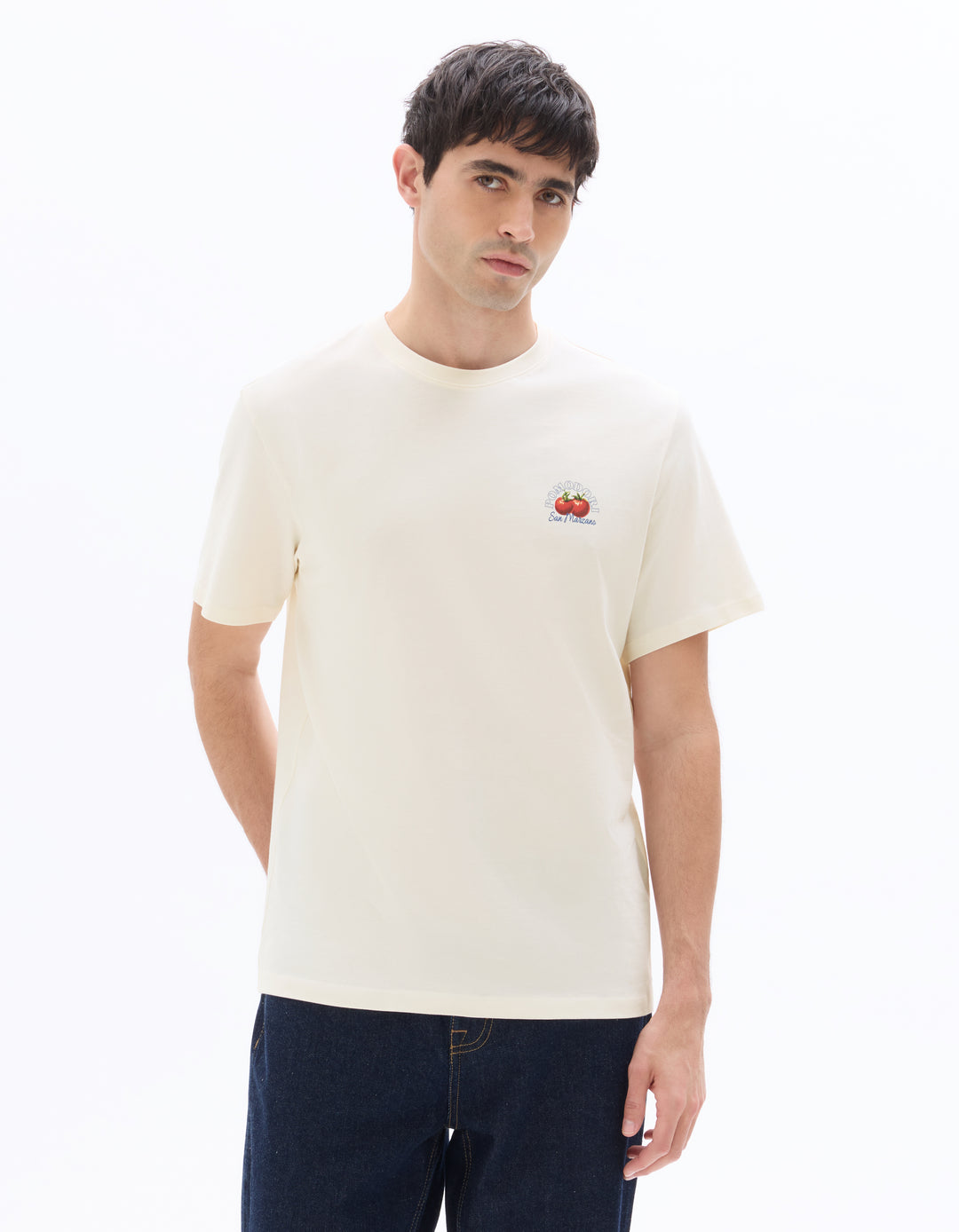 Unisex - Knitted - T-Shirt - Short sleeves - U / V / round neck