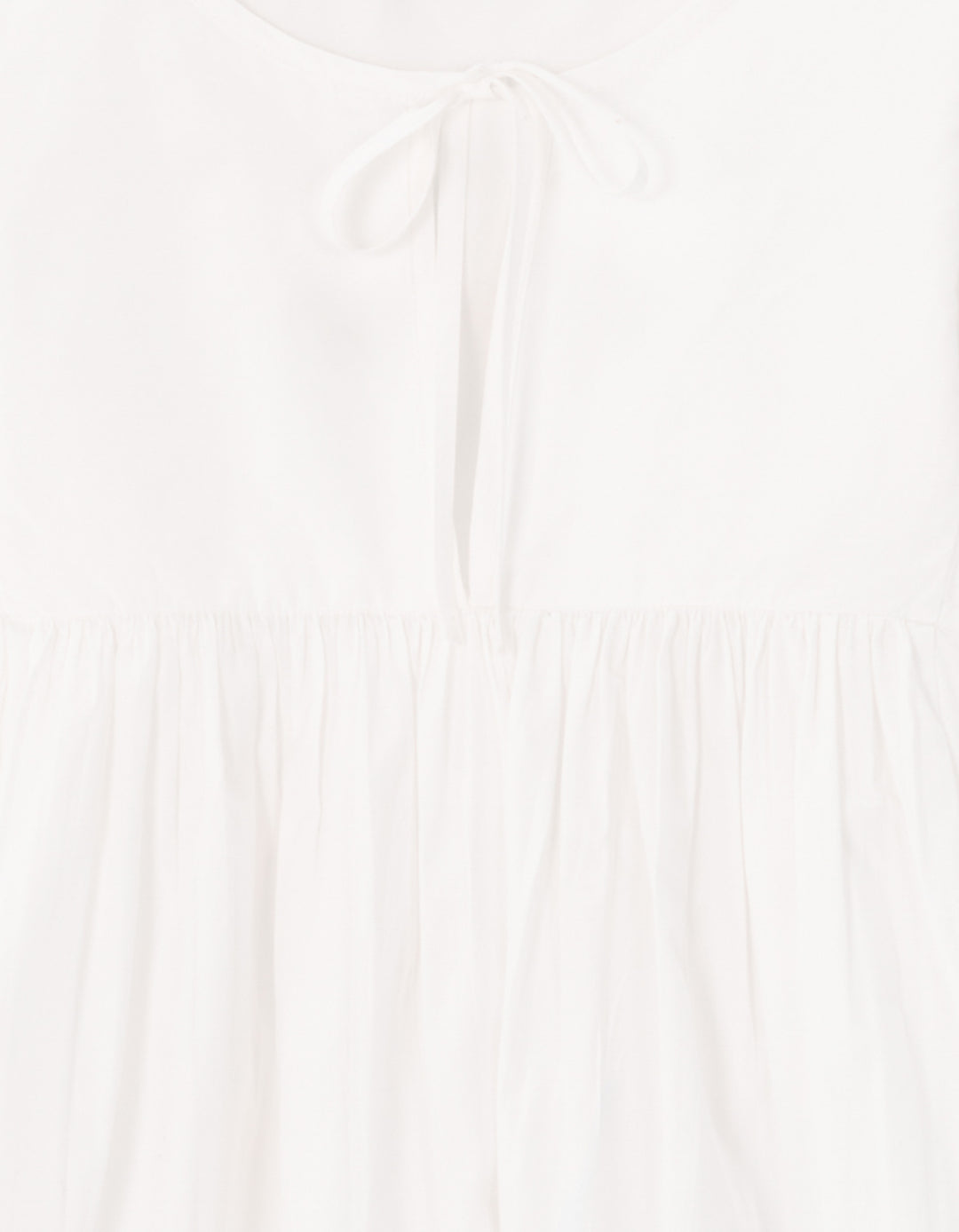 Cotton Blouse with Tunisian Neckline