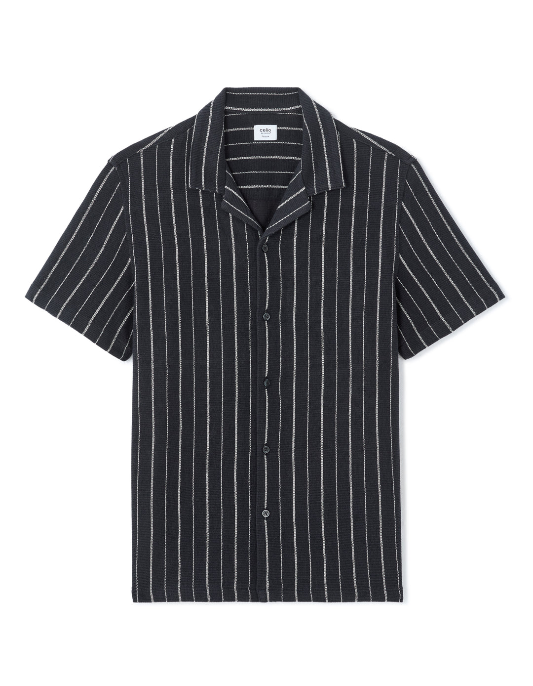 Men - Knitted - Shirt - Short sleeves