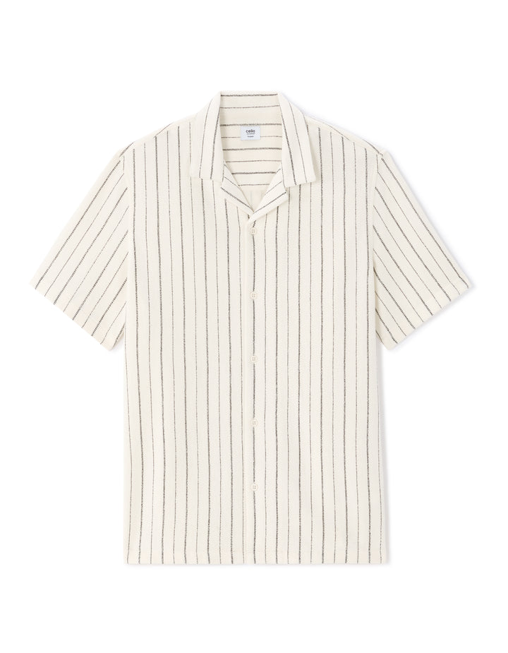 Men - Knitted - Shirt - Short sleeves